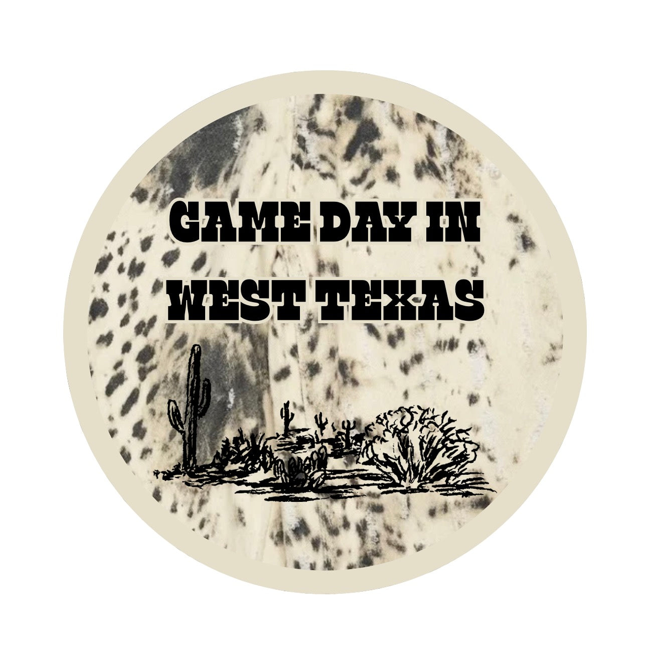Game Day In West Texas Pin