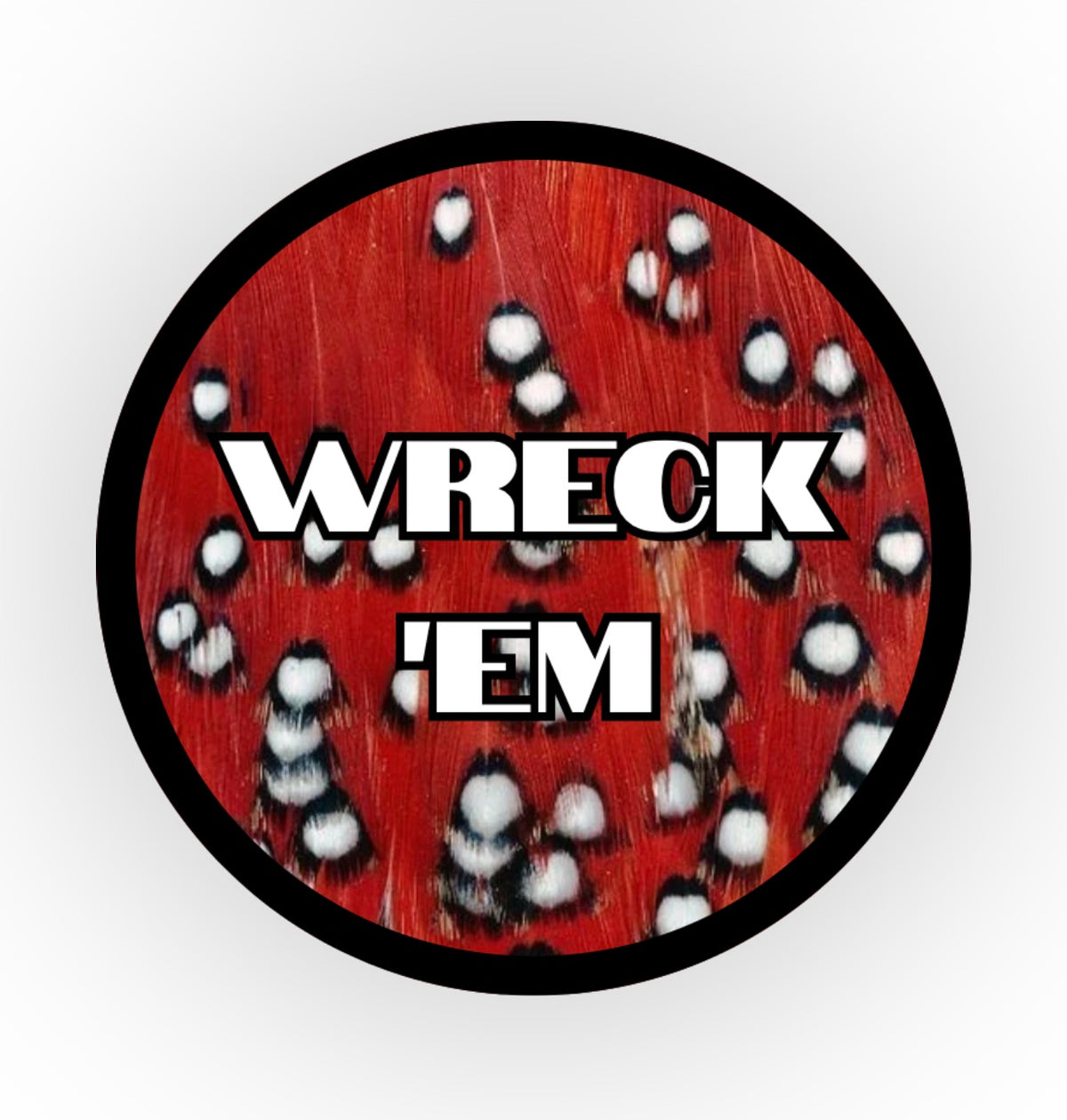 Spotted Wreck ‘Em Black Pin