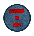 Lubbock Or Busy Navy Pin
