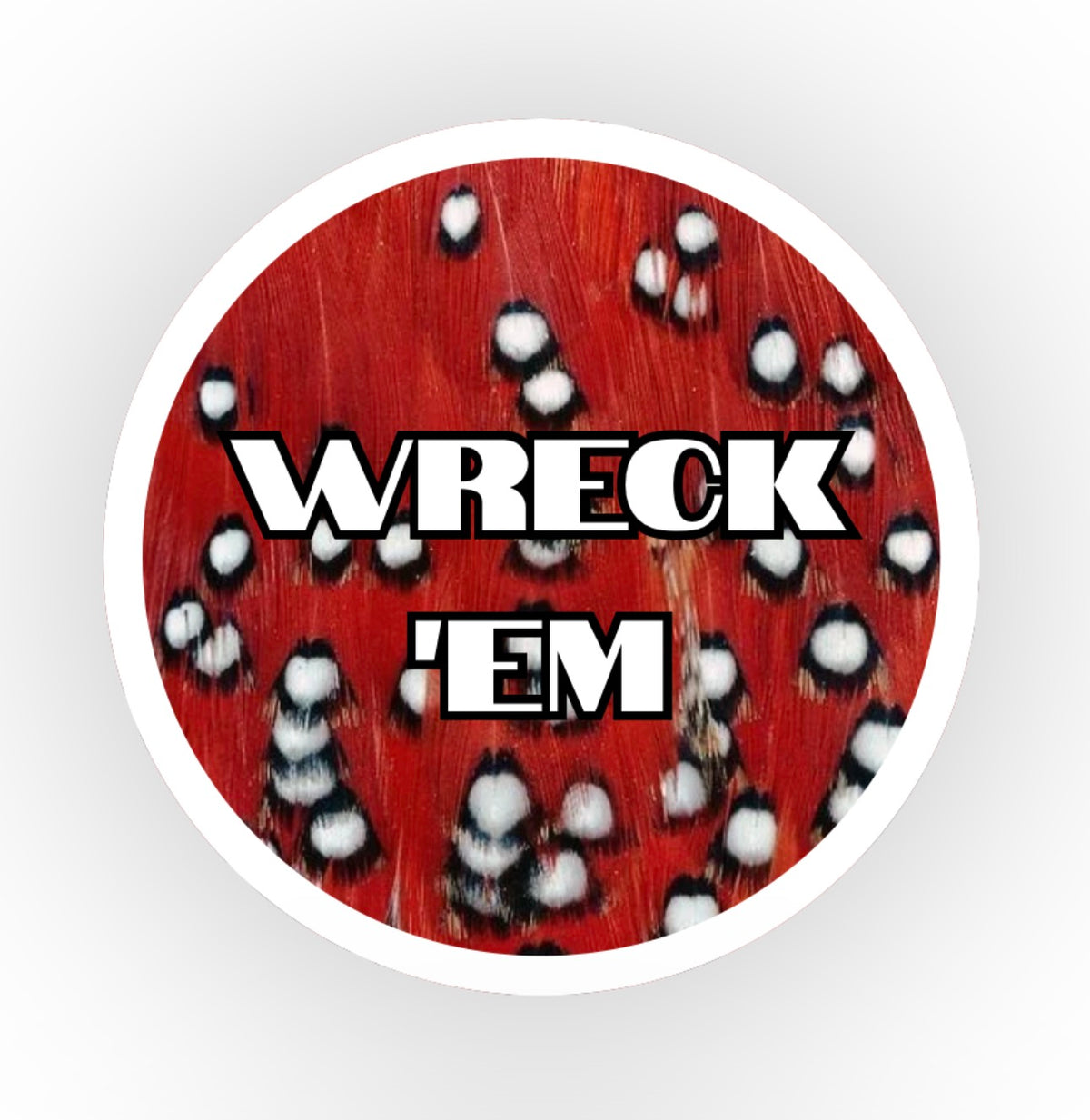 Spotted Raider White Pin