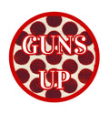 Spotted Guns Up Red Pin