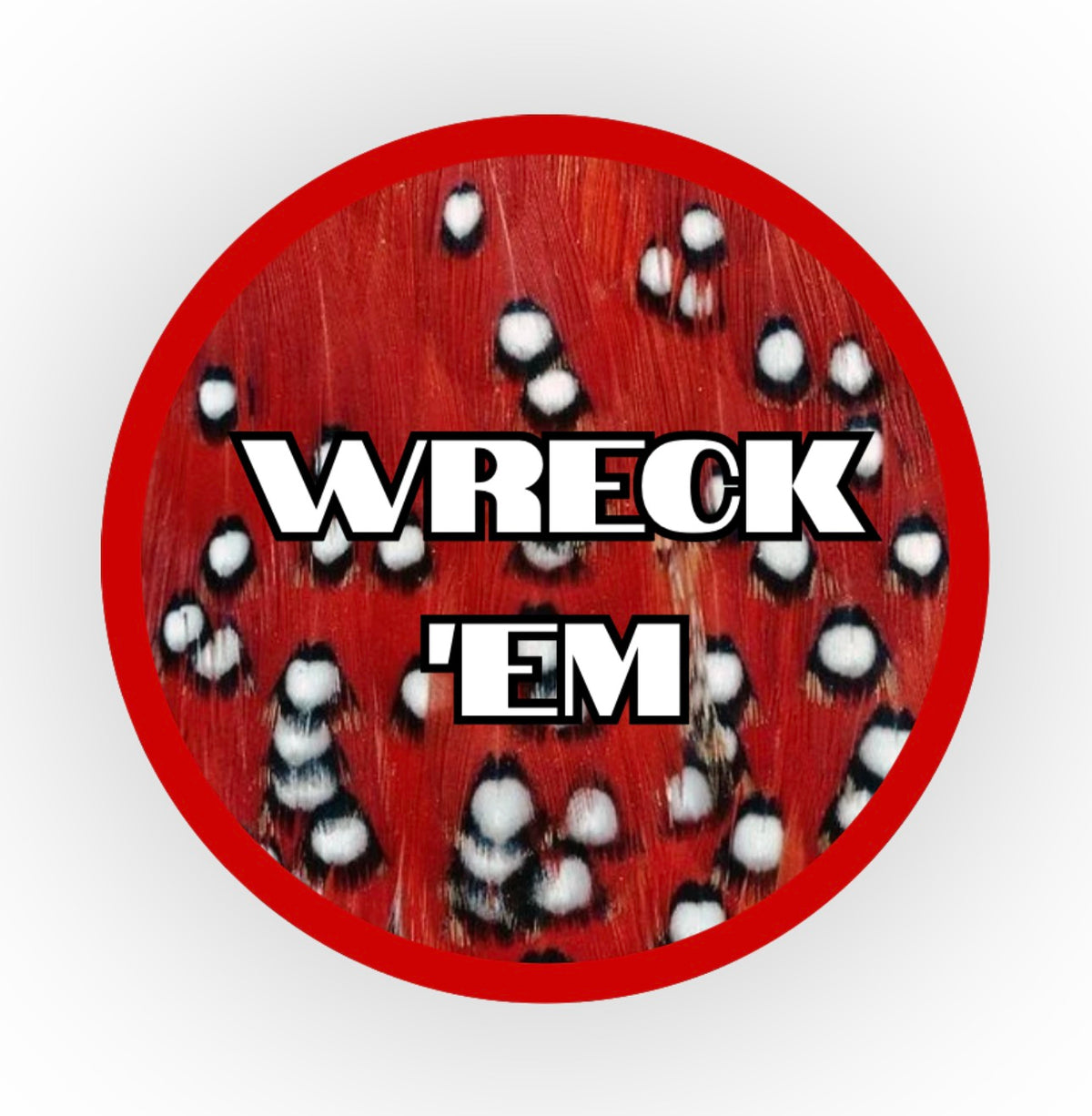 Spotted Raider Red Pin
