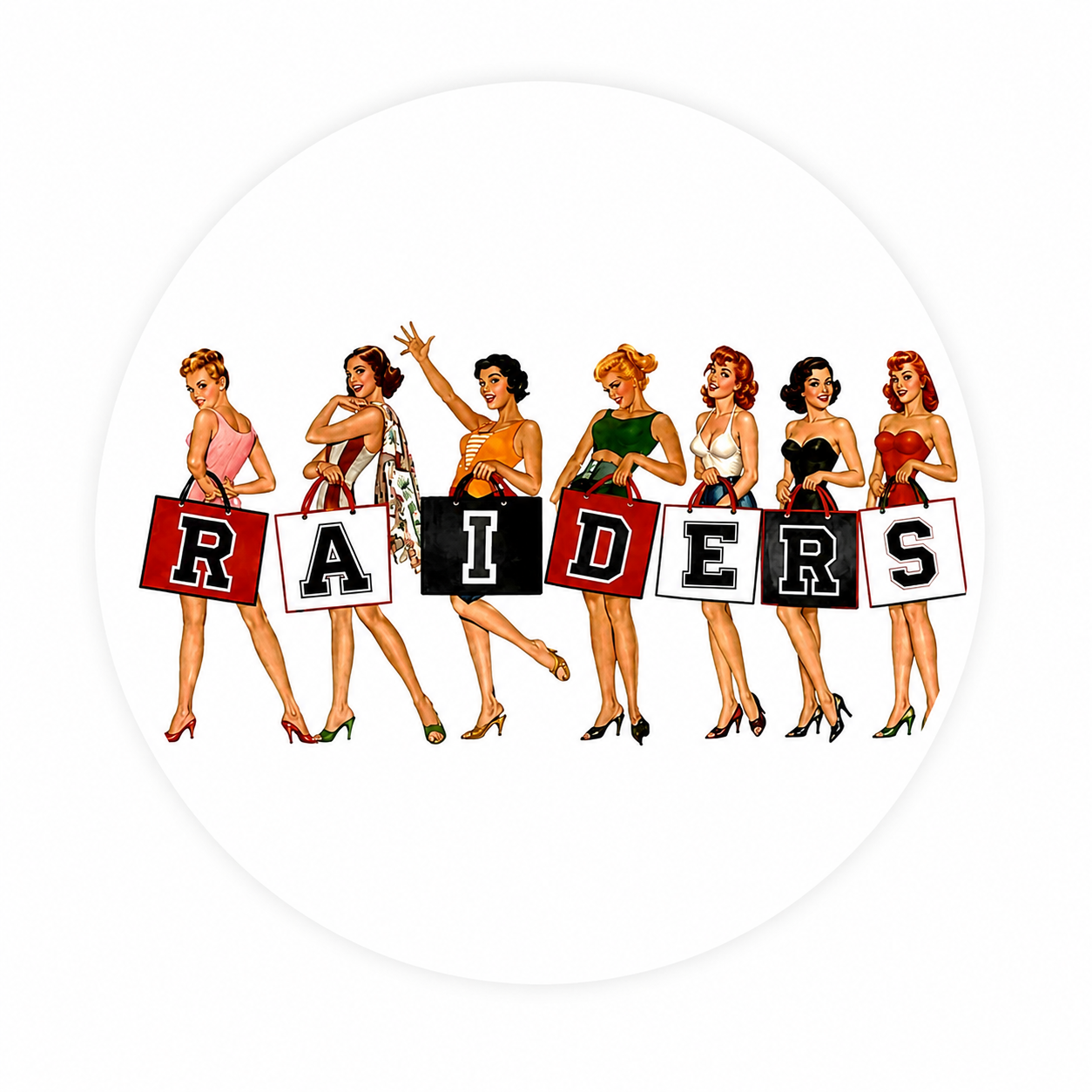 The Raider Girls Pin