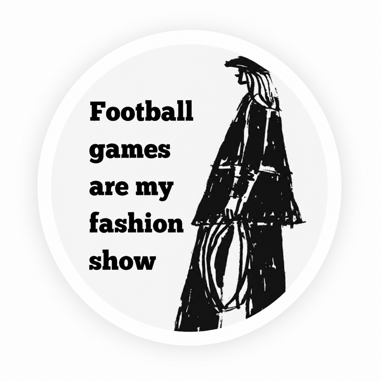 The Football Fashion Pin
