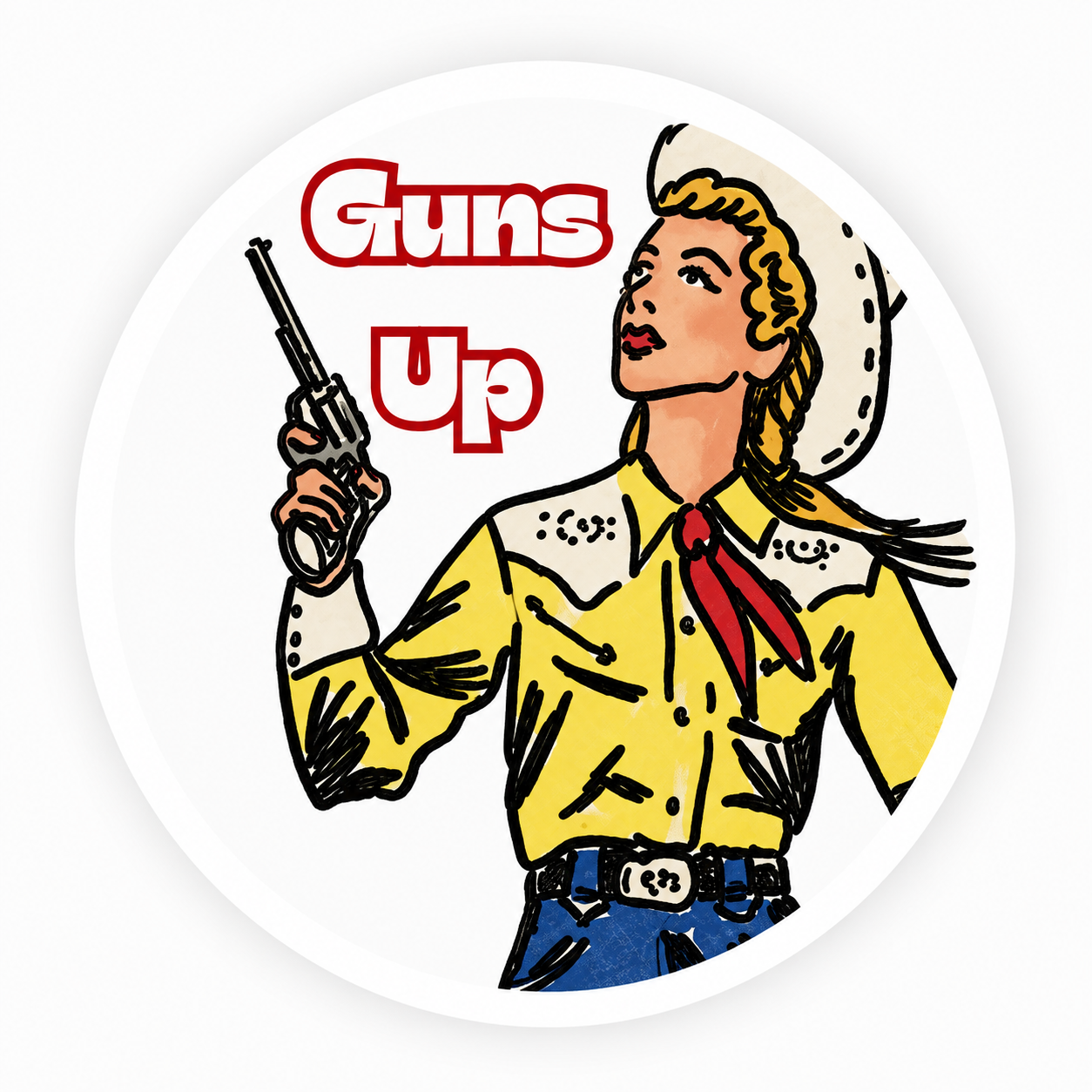 The Raider Cowgirl Pin