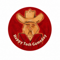 Red Cowgirl Game Day Pin