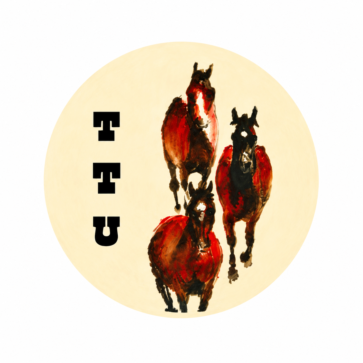 The TTU Horses Pin